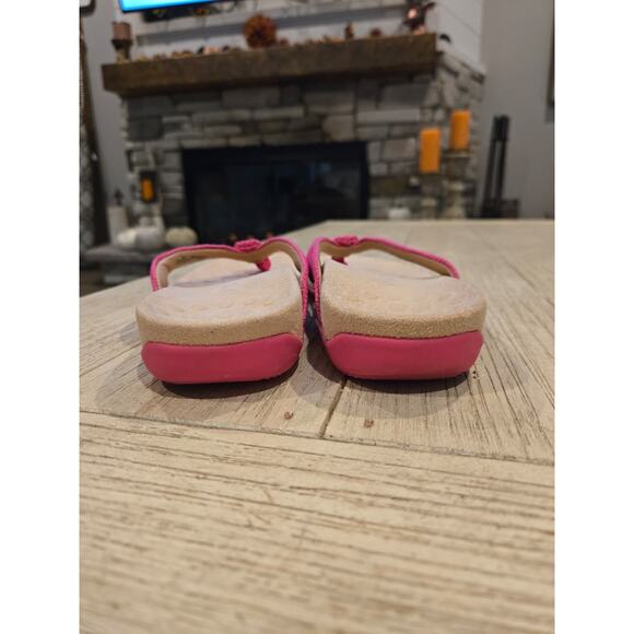 Vionic Women's Pink Flip Flop Sandals Size 8.5 Comfortable Supportive - Picture 6 of 7